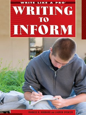 cover image of Writing to Inform